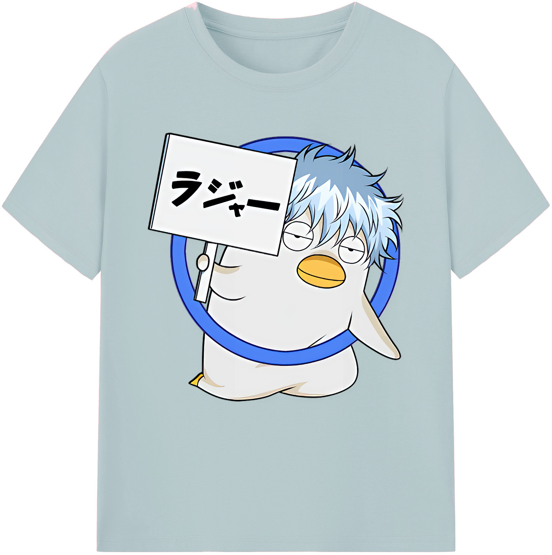 （画像用） ぎんたま 坂田銀時（さかたぎんとき） 神楽 志村新八（しむら しんぱち） GINTAMA Sakata Gintoki Kagura Shimura Shinpachi 綿100％半袖Tシャツ（フロントプリント）